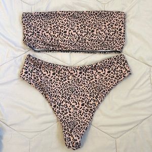 Cheetah Print Bikini Set